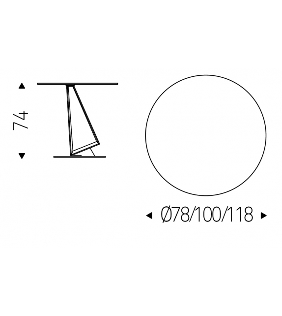 Roger Keramik Cattelan Italia Table