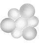 Puck Seven-Sphere Vibia Plafonnier
