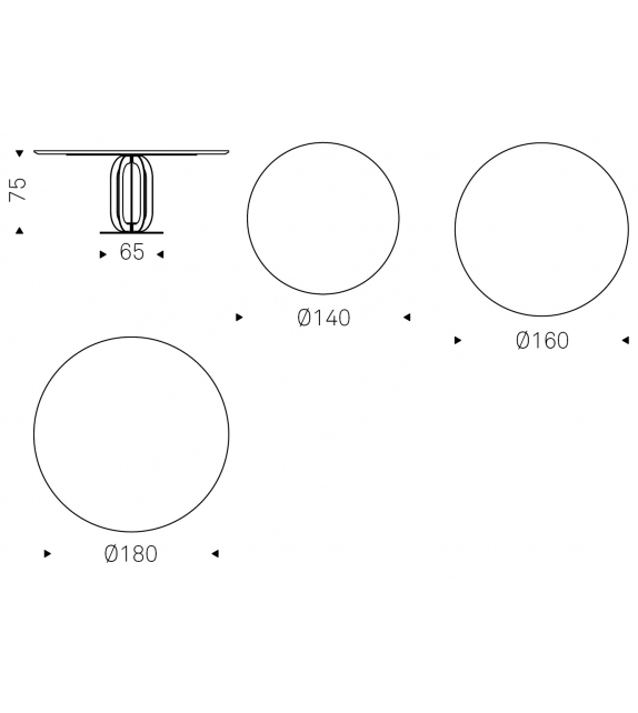 Soho Keramik Table Cattelan Italia