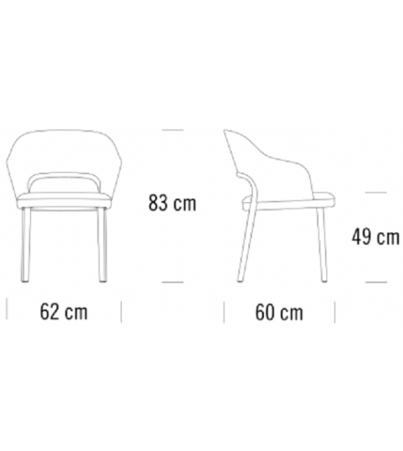 520 PF Thonet Petit Fauteuil