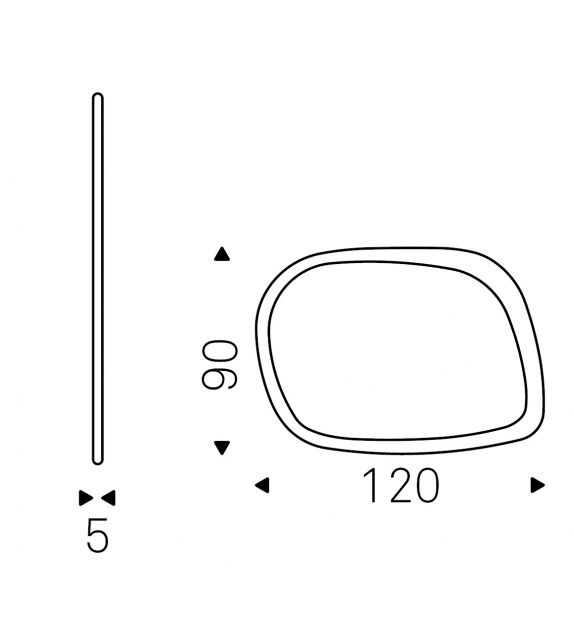 Janeiro Cattelan Italia Mirror