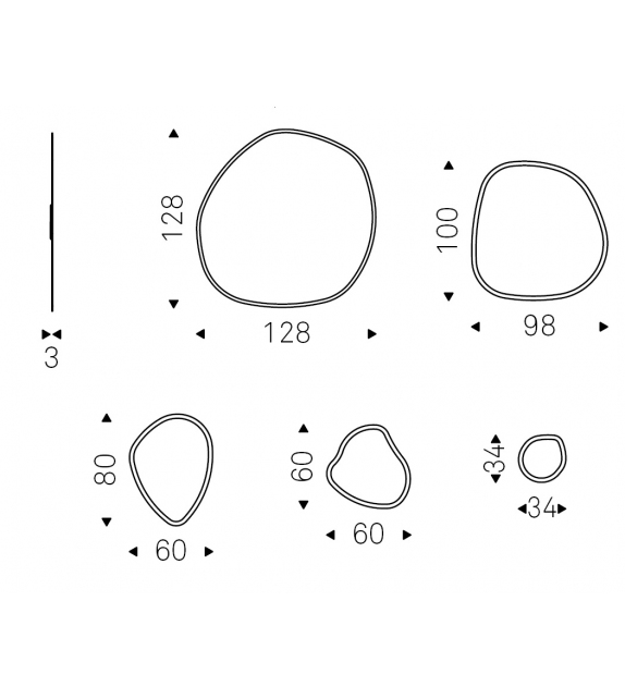 Hawaii Cattelan Italia Specchio