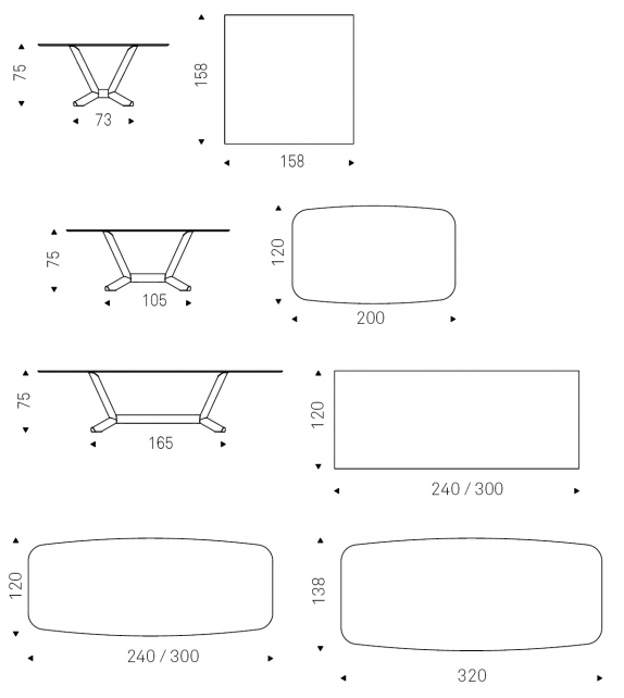 Planer Keramik Table Cattelan Italia
