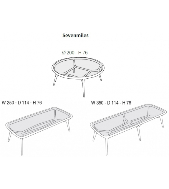 Sevenmiles Table Ceccotti Collezioni
