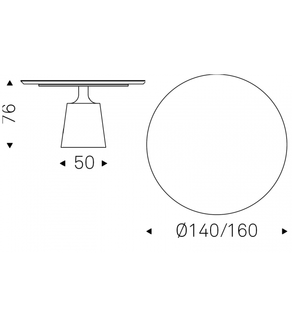Yoda Cattelan Italia Tavolo