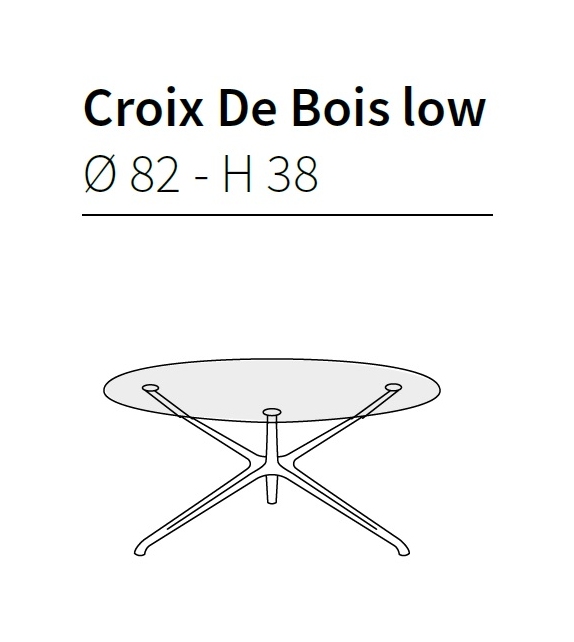 Croix De Bois Tavolino Basso Ceccotti Collezioni
