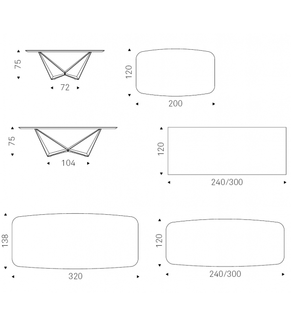 Skorpio Keramik Table Cattelan Italia