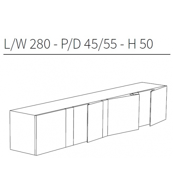 Blade Sideboard Ceccotti Collezioni