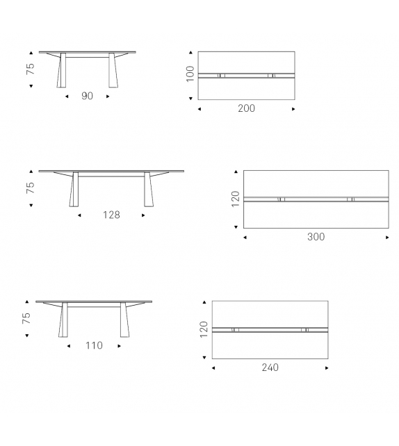 River Cattelan Italia Table