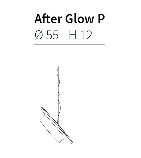 After Glow P Lampada a Sospensione Ceccotti Collezioni