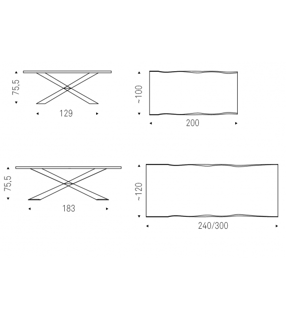 Spyder Cattelan Italia Tisch