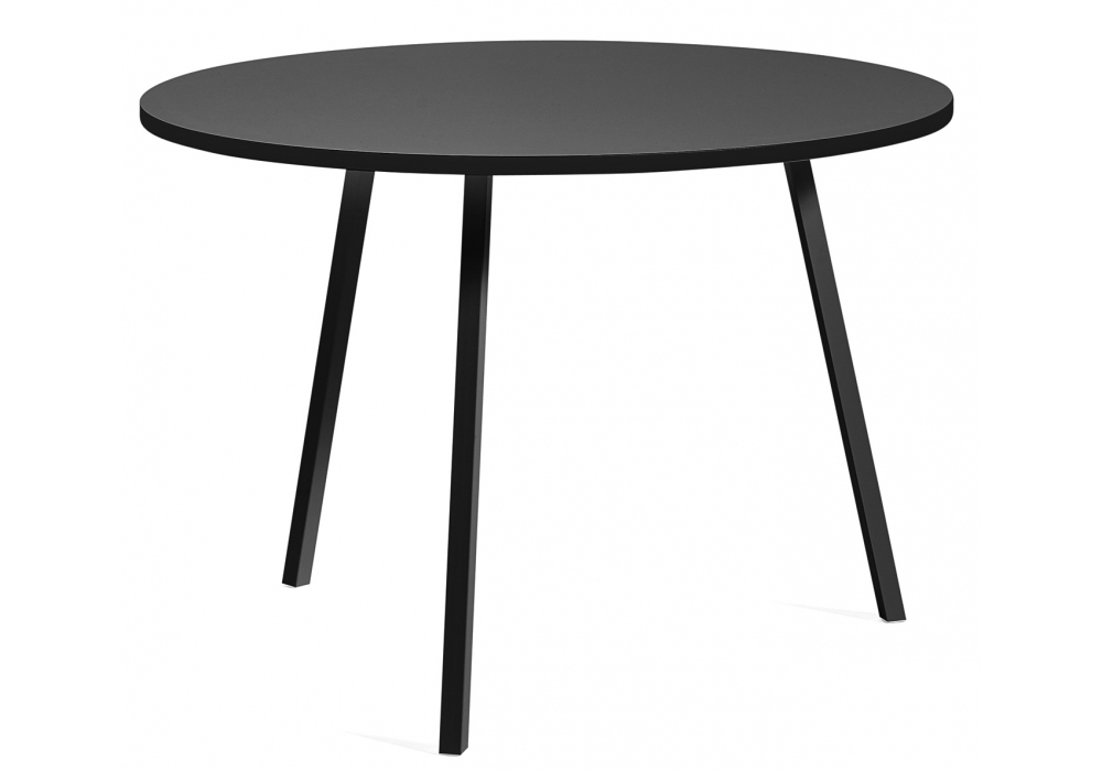 The round Loop Stand table by Hay in the shop