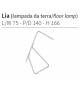 Lia Lampada da Terra Ceccotti Collezioni
