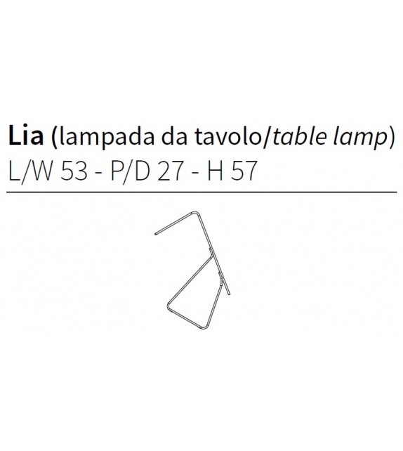 Lia Tischleuchte Ceccotti Collezioni