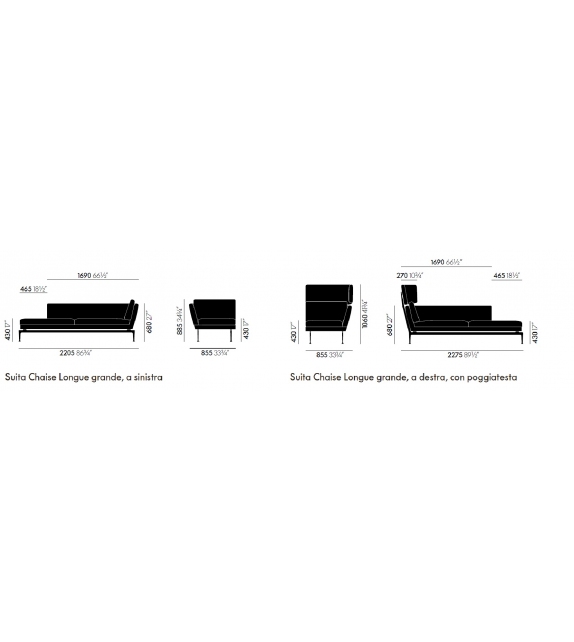 Suita Chaise Lounge Vitra