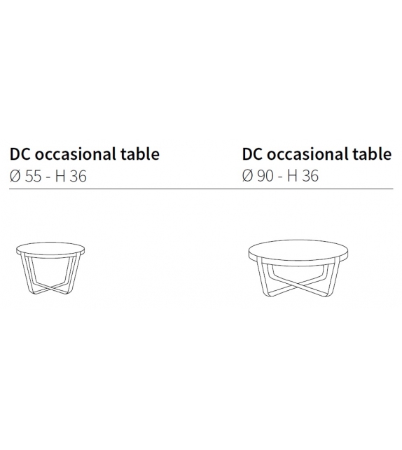 DC Occasional Table Mesa Baja Ceccotti Collezioni