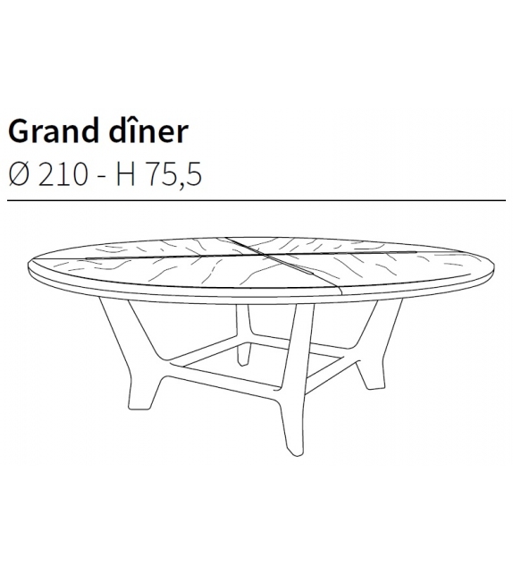 Grand Diner Ceccotti Collezioni Mesa