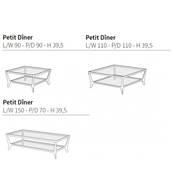 Petit Dîner Ceccotti Collezioni Coffee Table