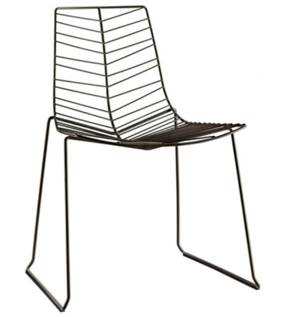 Leaf Arper Sedia Su Slitta 1801