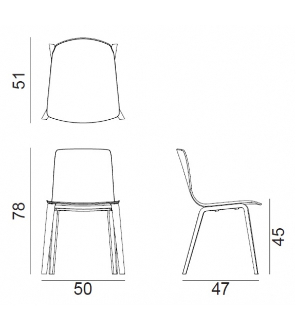 Aava Arper Wooden Chair