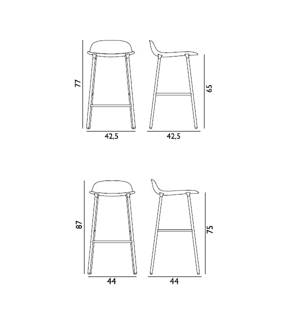 Form Normann Copenhagen Tabouret
