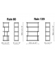 Rain Bonaldo Bookcase
