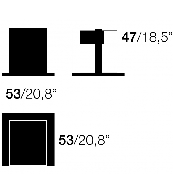 Ptolomeo X4 Short Opinion Ciatti Bücherregal
