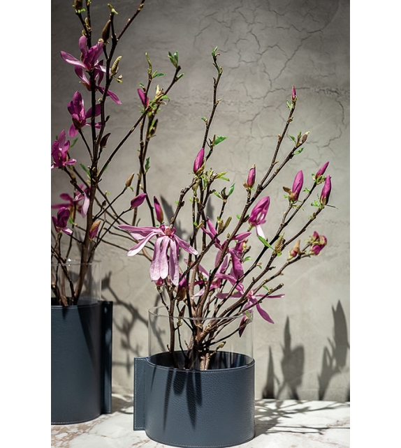 Gli Oggetti - Leather Pot Poltrona Frau Vase