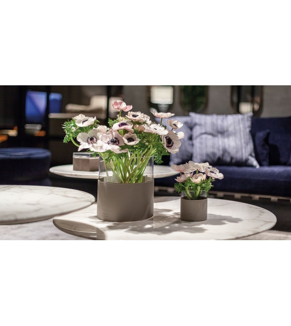 Gli Oggetti - Leather Pot Poltrona Frau Vaso