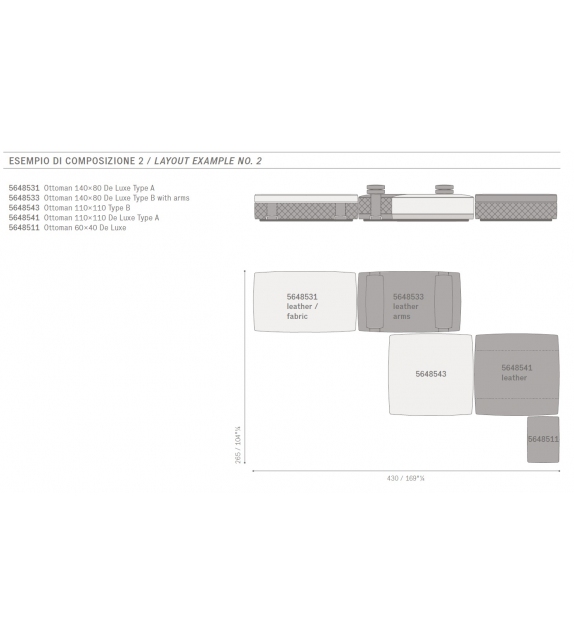 Grant Pouf Poltrona Frau