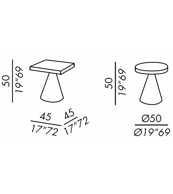 Cone Meridiani Beistelltisch