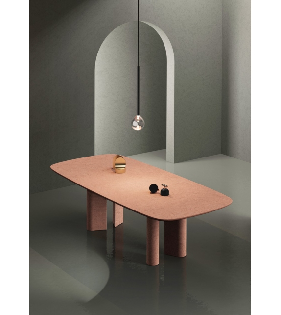 Geometric Terracotta Table Bonaldo