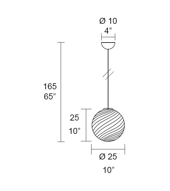 Arabesque 6986/1 MMLampadari Suspension Lamp