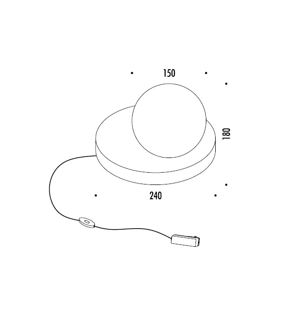 Pigreco Davide Groppi Lámpara de Mesa