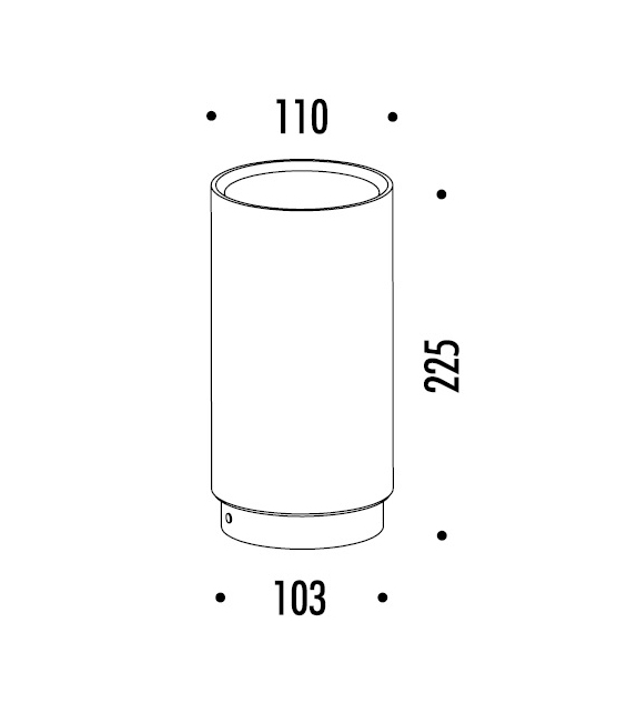 Bugia Davide Groppi Table Lamp
