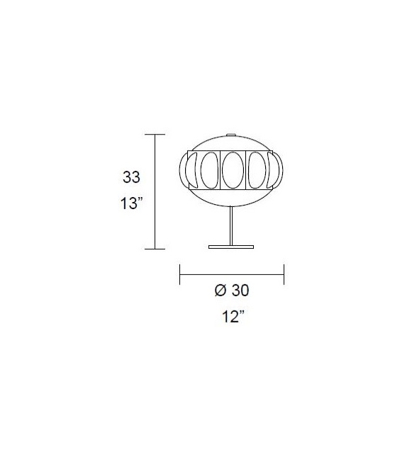 Arabesque 6985/L1 MMLampadari Lámpara de Mesa