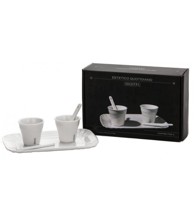 Estetico Quotidiano Coffee Seletti Juego 2 Tazas
