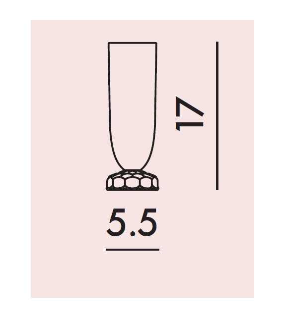 Prêt pour l'expédition - Jellies Family Kartell Flute Champagne