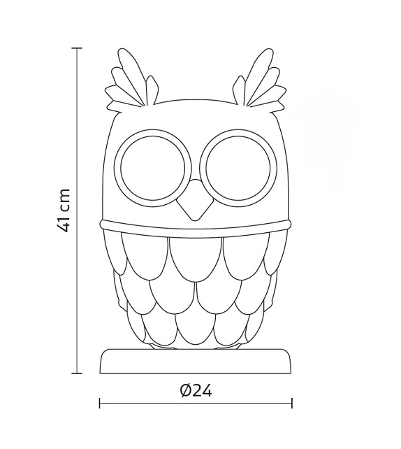 TI-VEDO Karman Lampada da Tavolo