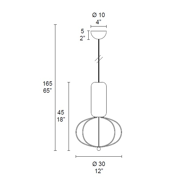 Balloon 7206/1P MMLampadari Suspension Lamp