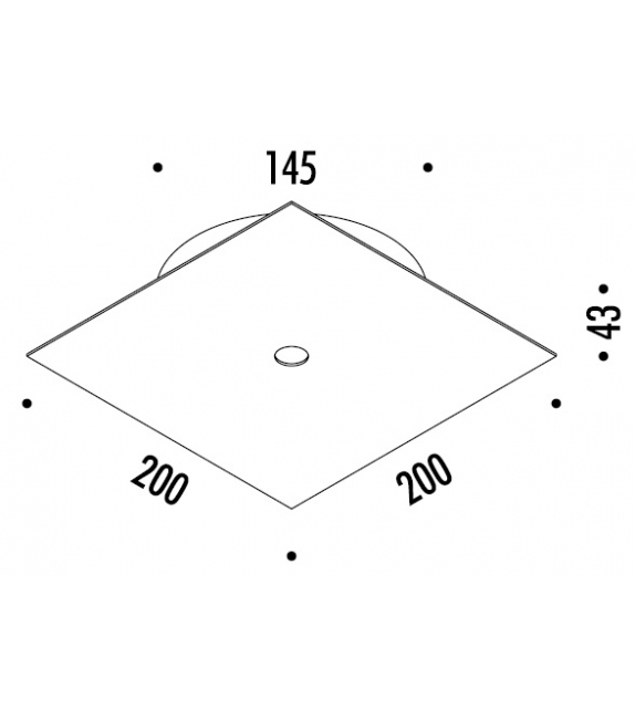 Nulla PL Davide Groppi Ceiling Lamp