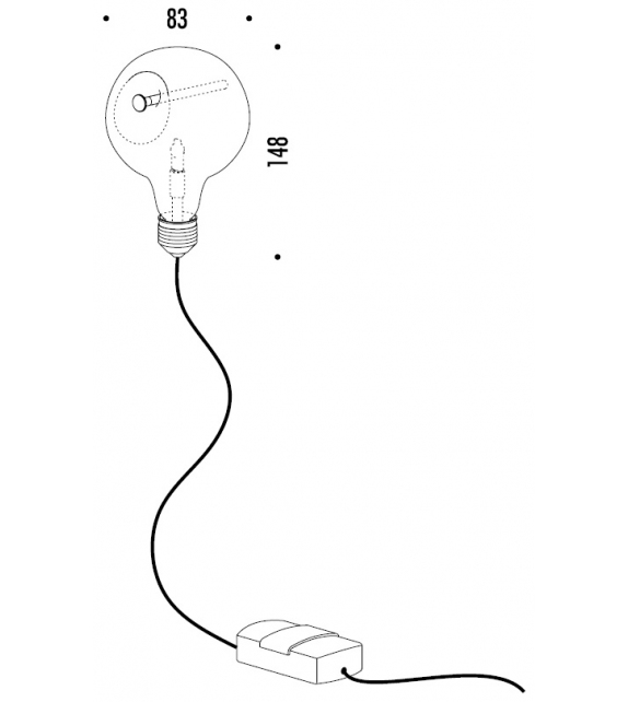 Edison’s Nightmare Davide Groppi Wandleuchte