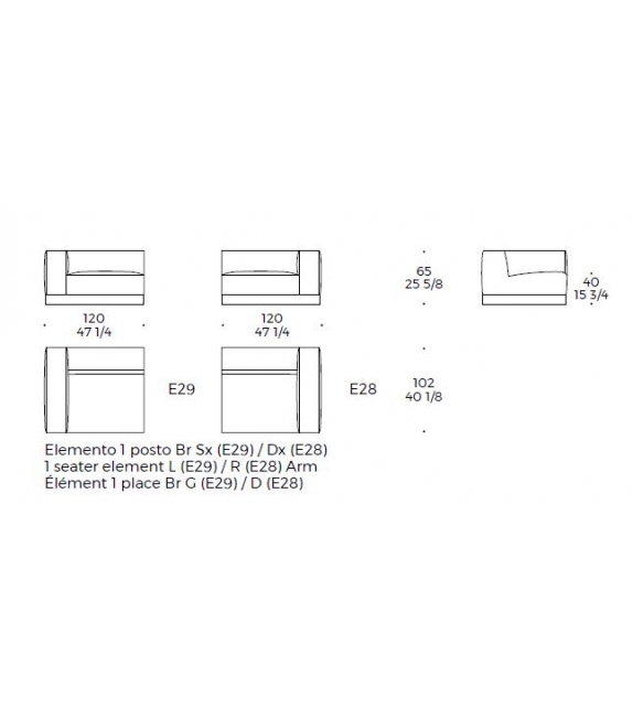 Caring Stripes Liu Jo Sofá
