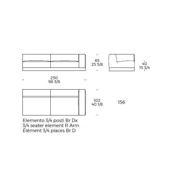 Caring Stripes Liu Jo Canapé