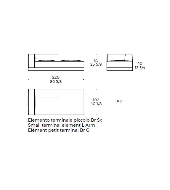 Caring Stripes Liu Jo Sofá
