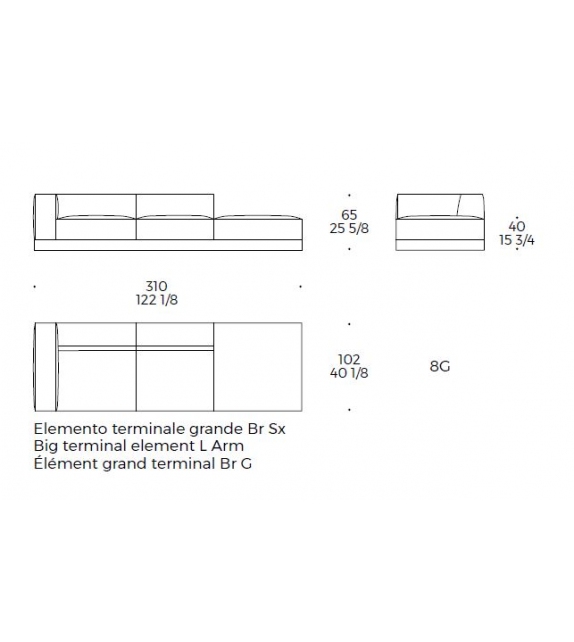 Caring Stripes Liu Jo Divano