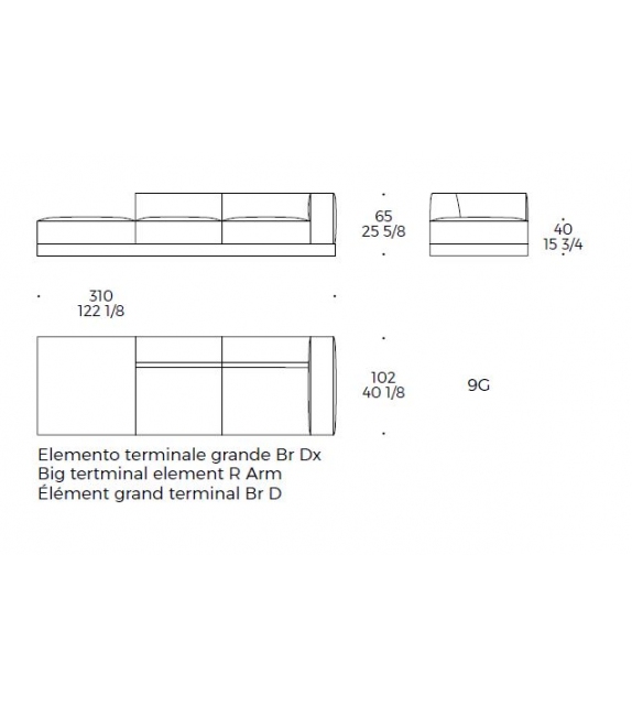 Caring Stripes Liu Jo Sofá