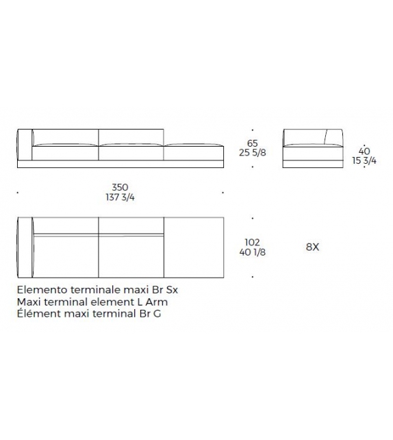 Caring Stripes Liu Jo Divano