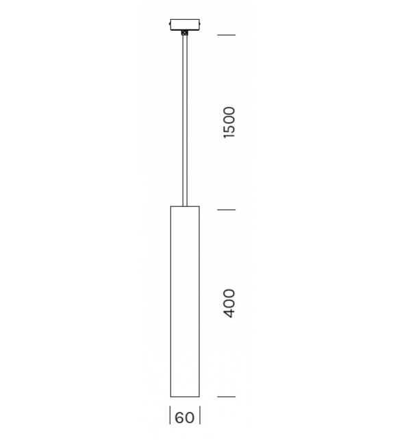 Cylinder Olev Suspension Lamp