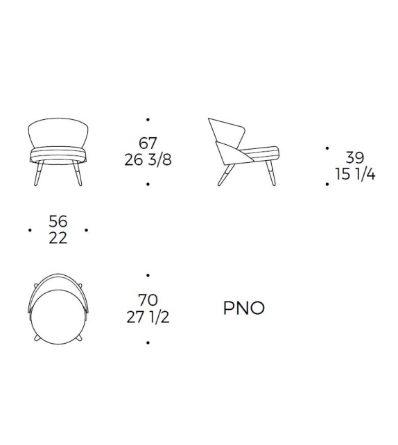 Linear Shore Liu Jo Armchair